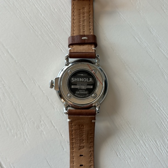 Shinola Men’s Runwell Stone Blue Dial Watch - 44mm - Picture 3 of 3